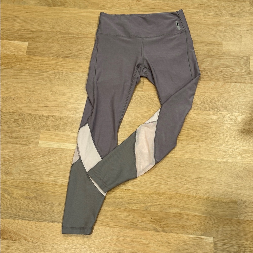 RBX Gray and Pink Active Leggings